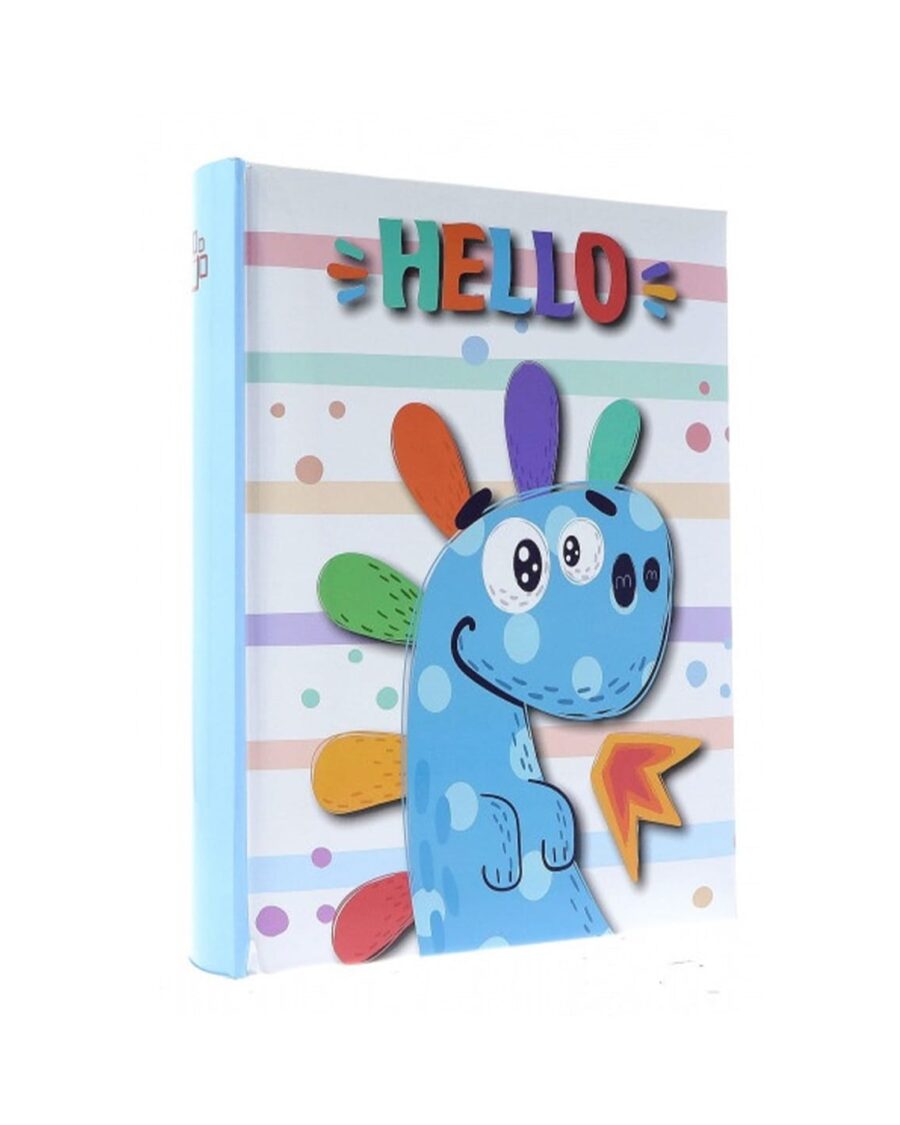 Фотоальбом дитячий Gedeon Hello Blue Динозаврик на 200 фото