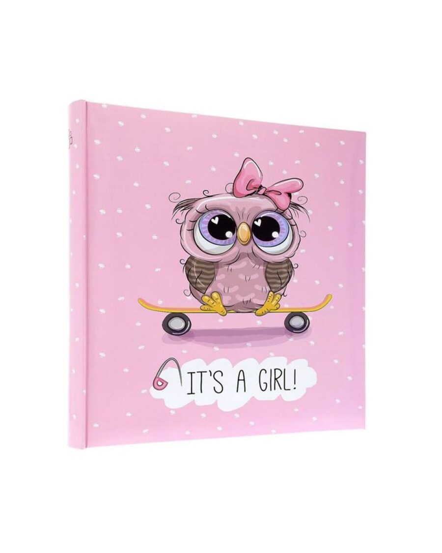 Дитячий фотоальбом Gedeon OWL PINK – «It’s a Girl!»
