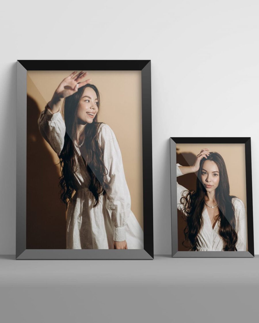 Вузька чорна рамка А4, А3