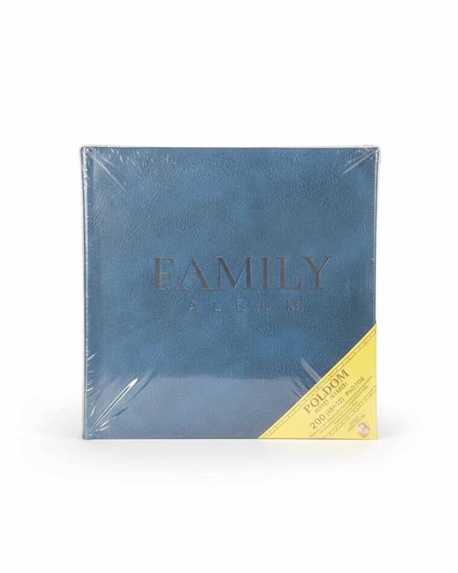 Фотоальбом на 200 фото Poldom BB 10×15/200MS SK-BLUE-FA "Family"