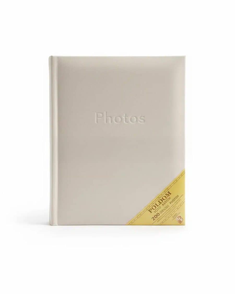 Фотоальбом на 200 фото Poldom BB-10x15 Photos White (Тканина)