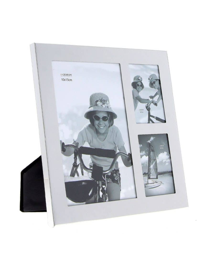 Мультирамка на 3 фото Gedeon SF063Q (срібло)