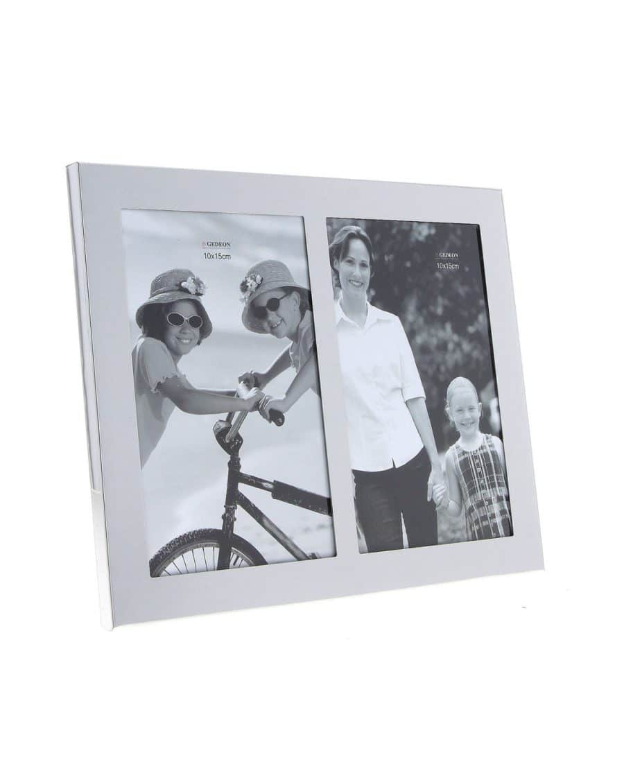 Фоторамка на 2 фото Gedeon SF092Q (срібло)